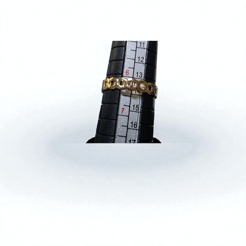 Gold Chain Link Ring - Picture 2 of 2